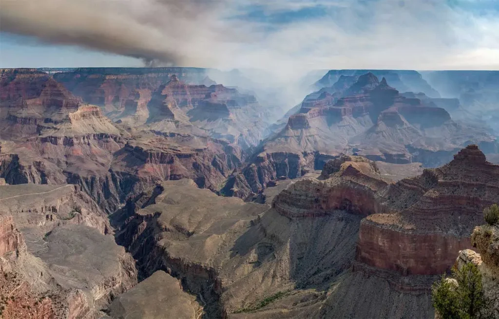 grand canyon north rim fire