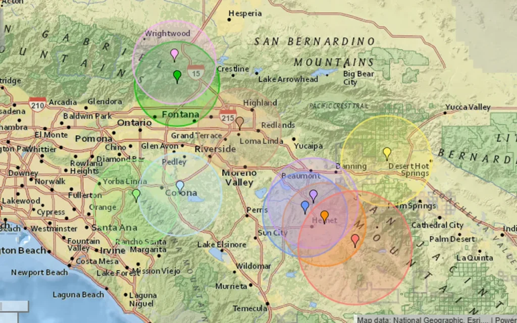 earthquake fontana right now
