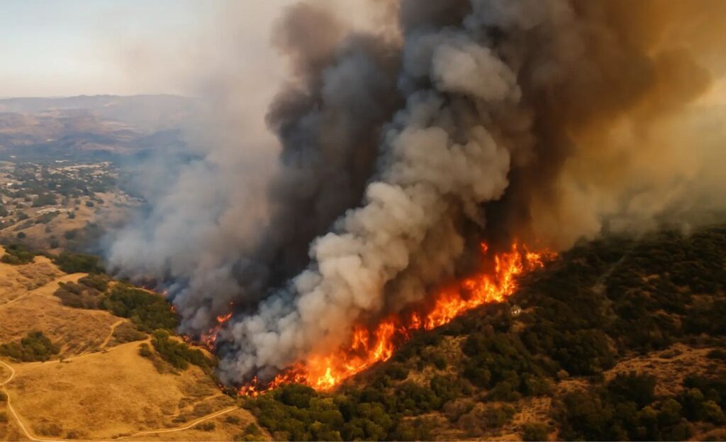 how california fire started